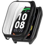 For Xiaomi HayLou Smart Watch 2 Pro Full Coverage TPU Electroplated Watch Protective Case(Black)