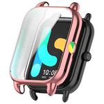 For Xiaomi HayLou RS4 Plus LS11 / LS12 Full Coverage TPU Electroplated Watch Protective Case(Pink Gold)