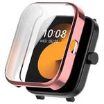 For Xiaomi HayLou GST / GST Lite Full Coverage TPU Electroplated Watch Protective Case(Pink Gold)