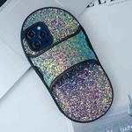 For iPhone 13 Pro Creative Glitter Slipper Design TPU Shockproof Phone Case(Green)