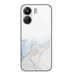 For Xiaomi Redmi 13C 4G / Poco C65 Hollow Marble Pattern TPU Straight Edge Phone Case(Grey)