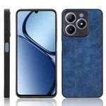 For Realme C63 / C61 4G / Narzo N63 Cow Pattern Sewing Back Cover Phone Case(Blue)