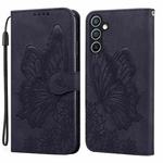 For Samsung Galaxy A17 5G / A26 5G Retro Skin Feel Butterflies Embossing Horizontal Flip Leather Phone Case(Black)