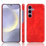 For Samsung Galaxy S24+ 5G Litchi Texture Back Cover Phone Case(Red)