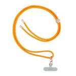 mutural Universal Mobile Phone Solid Color Lanyard(Orange)