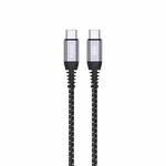 TOTU CB-5-CC 60W USB-C/Type-C to USB-C/Type-C Data Cable, Length: 1m(Grey)