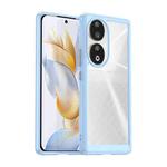 For Honor 90 Colorful Series Acrylic Hybrid TPU Phone Case(Blue)