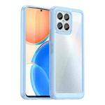 For Honor X6 4G Colorful Series Acrylic Hybrid TPU Phone Case(Blue)