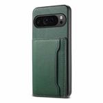 For Google Pixel 10 Pro / 10 Calf Texture Card Bag Design Full Coverage Phone Case(Green)