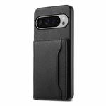 For Google Pixel 10 Pro XL Calf Texture Card Bag Design Full Coverage Phone Case(Black)