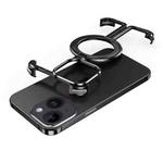 For iPhone 13 MagSafe Magnetic Frameless Holder Phone Case(Black)
