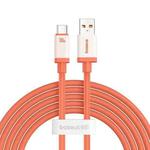 Baseus Antifreeze Series USB to Type-C 100W Fast Charging Data Cable, Length:2m(Orange)