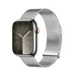 For Apple Watch SE 2023 44mm DUX DUCIS Milanese Pro Series Stainless Steel Watch Band(Silver)