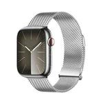 For Apple Watch SE 2022 40mm DUX DUCIS Milanese Pro Series Stainless Steel Watch Band(Silver)