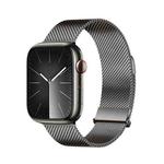 For Apple Watch Series 4 44mm DUX DUCIS Milanese Pro Series Stainless Steel Watch Band(Graphite)