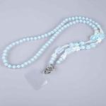 Mobile Phone Anti-lost Butterfly Crossbody Long Bead Chain(Blue)