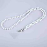 Mobile Phone Anti-lost Flash Diamond Crossbody Long Bead Chain(Silver)