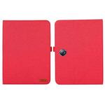 For OPPO Pad Neo 11.4 Fabric Leather Tablet Case(Red)