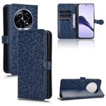For Realme 14 Pro Lite / 13 Pro Global Honeycomb Dot Texture Leather Phone Case(Blue)