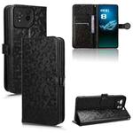 For Asus ROG Phone 8 Honeycomb Dot Texture Leather Phone Case(Black)