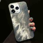 For iPhone 11 Pro Max Foxtail Bronzing Laser Gradient Phone Case(White)