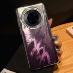 For Huawei Mate 30 Foxtail Bronzing Laser Gradient Phone Case(Purple)