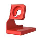 For Apple Watch Series Smart Watch Charging Stand PC Base(Red)