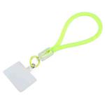 Plastic Buckle Round Twist Rope Short Lanyard(Fluorescent Green)