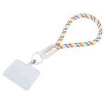 Plastic Buckle Round Twist Rope Short Lanyard(Rainbow)