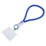 Plastic Buckle Round Twist Rope Short Lanyard(Blue)