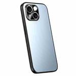 For iPhone 15 R-JUST RJ-61 Electroplating Frosted TPU + PC Phone Case(Blue)