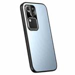 For vivo S18 Pro R-JUST RJ-61 Electroplating Frosted TPU + PC Phone Case(Blue)
