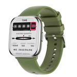 HD12 1.75 inch IP68 Waterproof Smart Watch, Support Blood Oxygen Monitoring(Green)