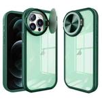 For iPhone 12 Pro Round Camshield TPU Hybrid PC Phone Case(Green)