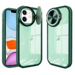For iPhone 11 Round Camshield TPU Hybrid PC Phone Case(Green)