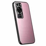 For Huawei P60 / P60 Pro R-JUST RJ-61 Electroplating Frosted TPU + PC Phone Case(Pink)