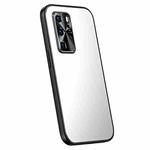 For Huawei P40 R-JUST RJ-61 Electroplating Frosted TPU + PC Phone Case(Silver)