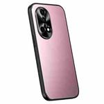 For Huawei nova 12 R-JUST RJ-61 Electroplating Frosted TPU + PC Phone Case(Pink)