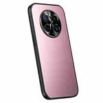 For Huawei Mate 50 Pro R-JUST RJ-61 Electroplating Frosted TPU + PC Phone Case(Pink)
