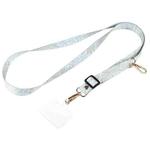 Adjustable Crossbody Mobile Phone Wide Long Lanyard(Khaki Pattern)