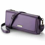 CaseMe Me30 Multi Functional Diagonal Cross Bag Phone Case(Purple)