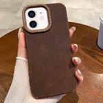 For iPhone 11 Creative Lunar Craters TPU Full Coverage Shockproof Phone Case(Coffee)