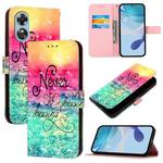 For OPPO A17 4G Global / A17k 3D Painting Horizontal Flip Leather Phone Case(Chasing Dreams)