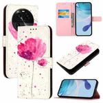 For OPPO Find X6 Pro 3D Painting Horizontal Flip Leather Phone Case(Flower)