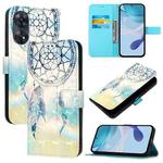 For OPPO Reno8 T 4G Global 3D Painting Horizontal Flip Leather Phone Case(Dream Wind Chimes)