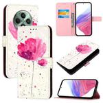 For OPPO Reno12 F Global 3D Painting Horizontal Flip Leather Phone Case(Flower)