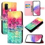 For OPPO A32 2020 4G / A53 2020 4G 3D Painting Horizontal Flip Leather Phone Case(Chasing Dreams)