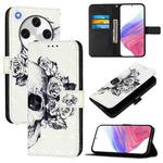For OPPO Find X8 Pro 3D Painting Horizontal Flip Leather Phone Case(Skull)