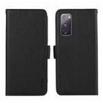 For Samsung Galaxy S20 FE ABEEL Side-Magnetic Litchi Pattern Leather RFID Phone Case(Black)