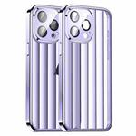 For iPhone 15 Pro Max Milkyway Series Electroplated TPU + PC Phone Case(Purple)